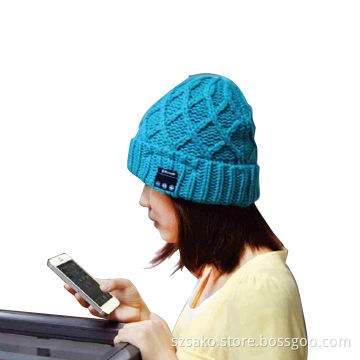 Bluetooth Talking Music Hat for Cell Phone, BT Function Device, Handsfree, Long-time Working